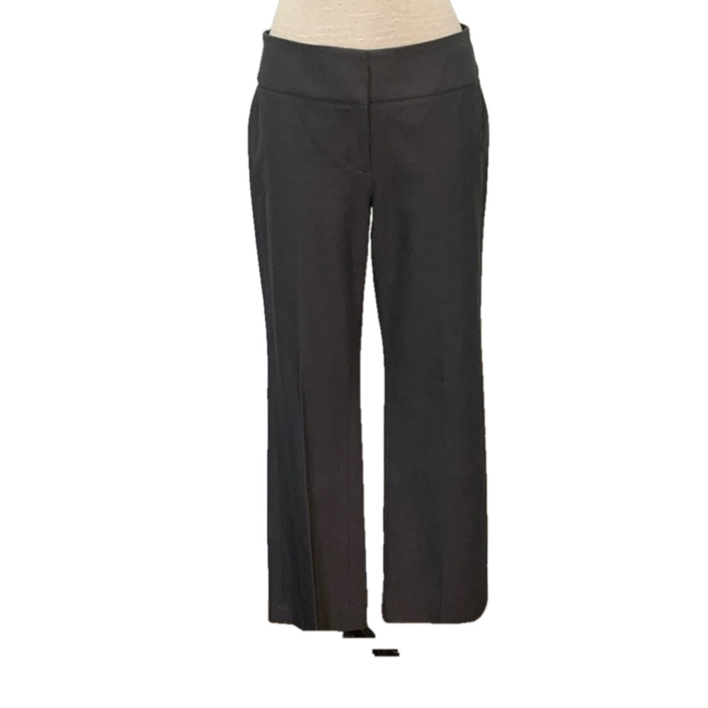 Loft sz 6 Julie bootcut dark grey dress pants